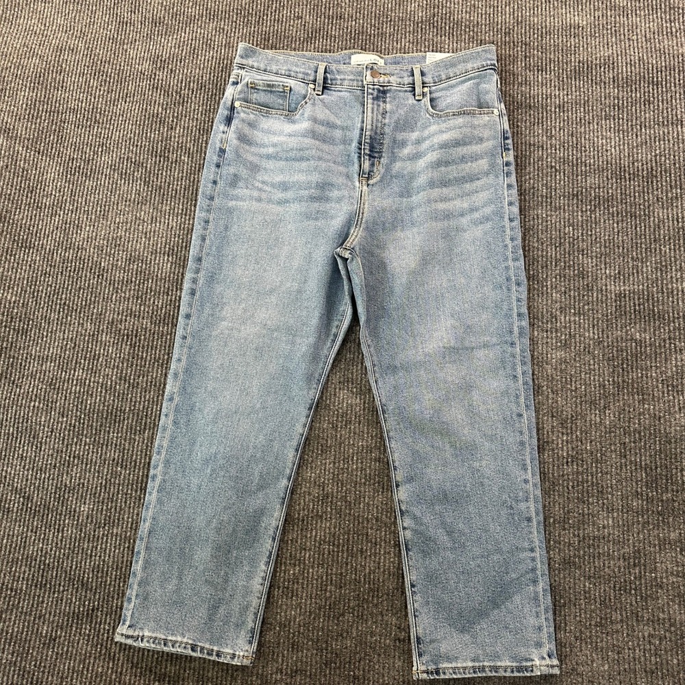 Loft The Slim High Rise Jeans 32 Light Blue Women Regular Fit Petite Inseam NWT